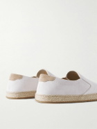 Brunello Cucinelli - Suede Espadrilles - White
