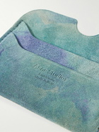 Acne Studios - Logo-Print Suede Cardholder