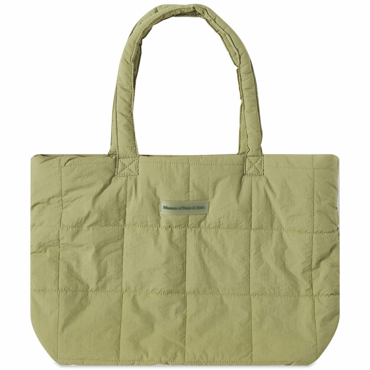 Museum of Peace and Quiet Men's Mopq Quilted Tote Bag in Olive Museum ...