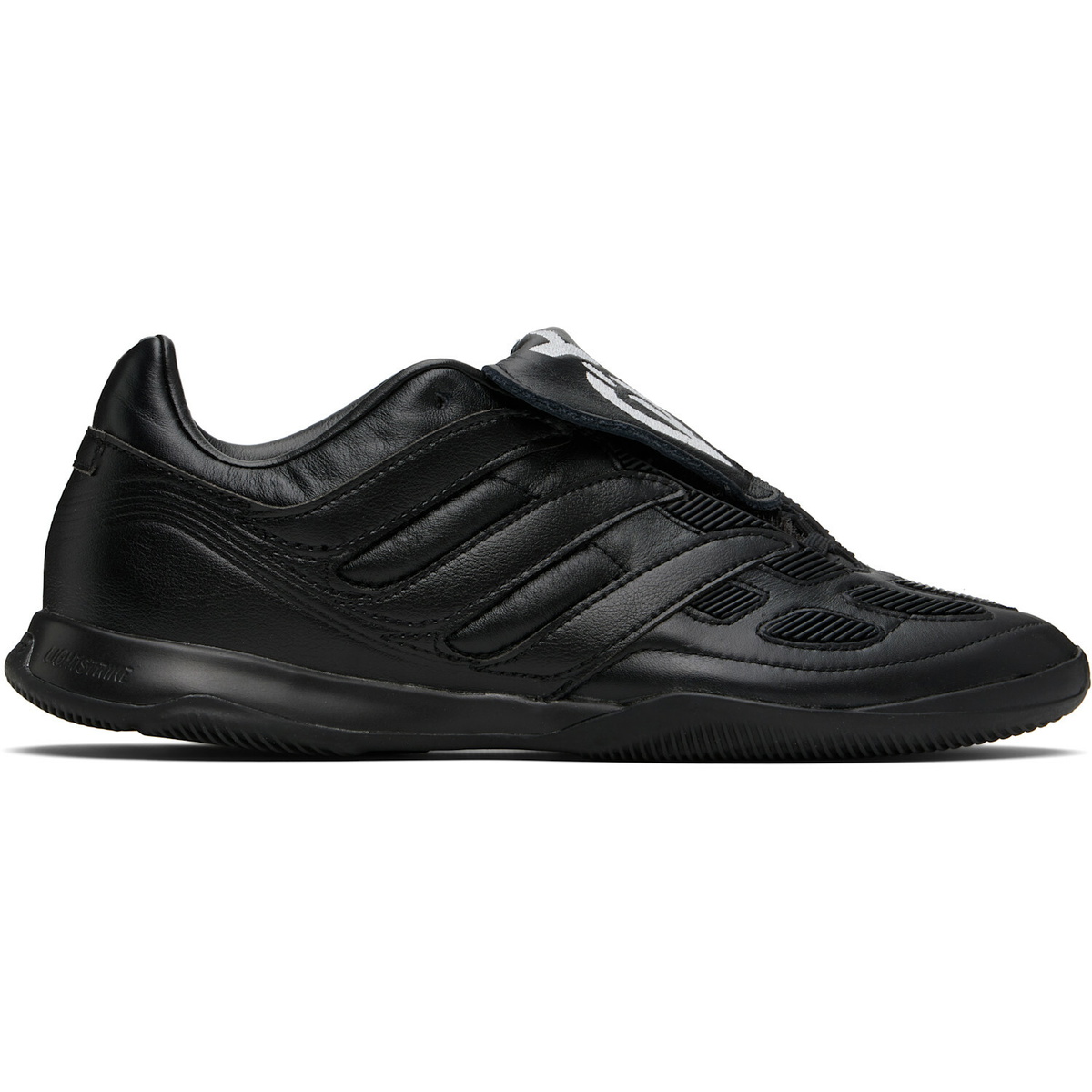 Y-3 Black Leather Predator Precision Sneakers