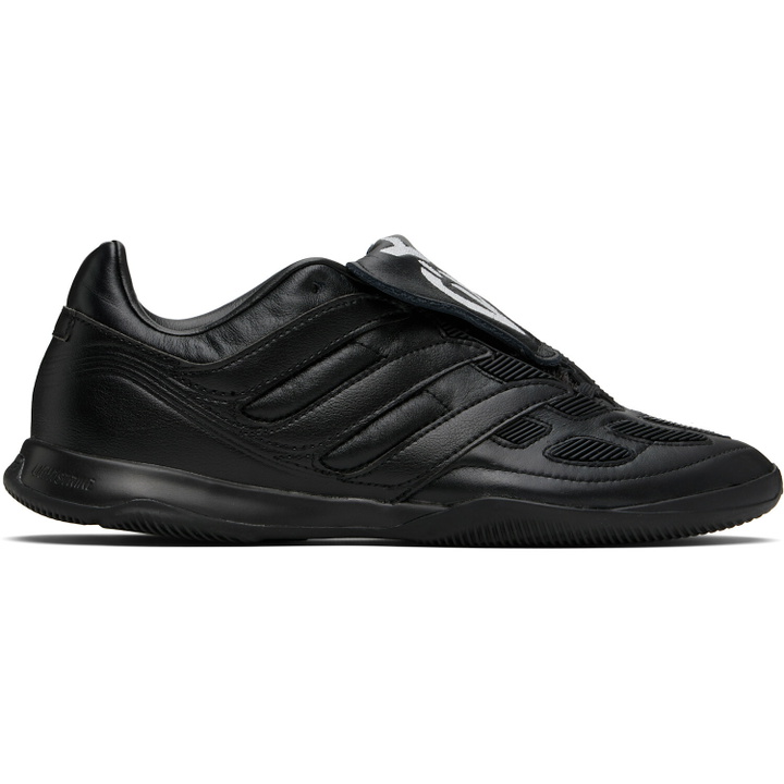 Photo: Y-3 Black Leather Predator Precision Sneakers