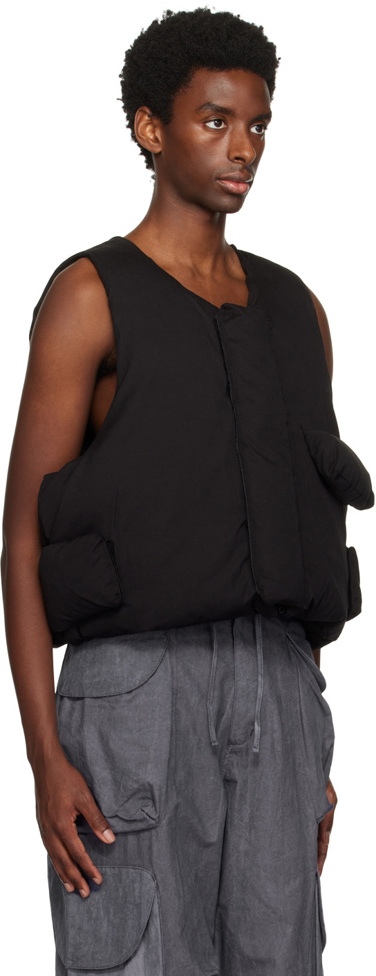 Entire Studios Black Pillow Down Vest