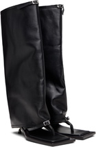 FIDAN NOVRUZOVA Black Kaia Stiletto Heel Tall Sandals