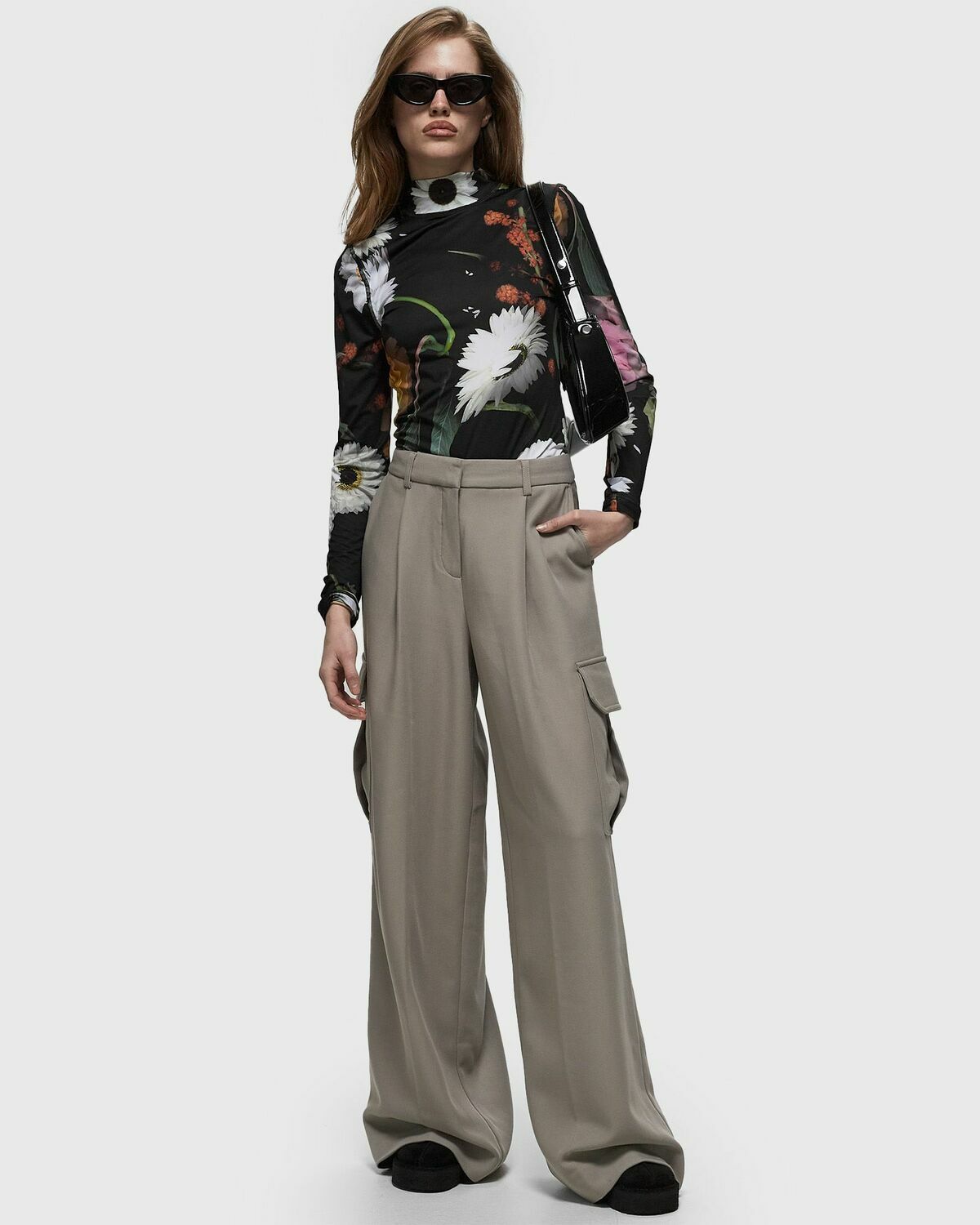Stine Goya - 2243 Light Jersey, Short Sleeve T-shirtsg-ps26-t009-2243p - Petunia Bouquet, A Clean Slate