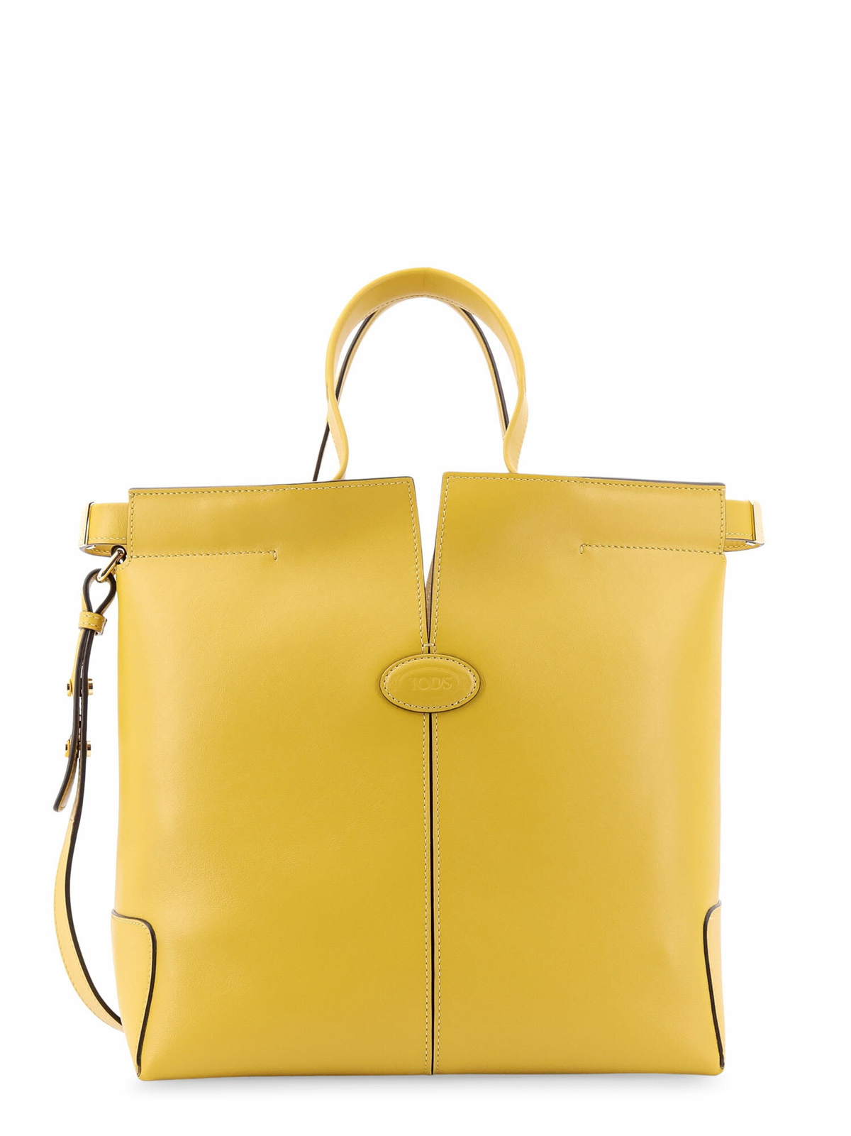 ハンドバッグ TOD'S Leather handbag with frontal logo patch Tod's Leather Handbag With Frontal Logo Patch Tod's