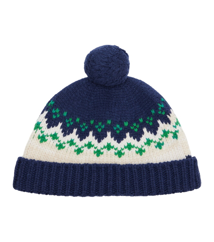Photo: Miu Miu Fair Isle virgin wool beanie