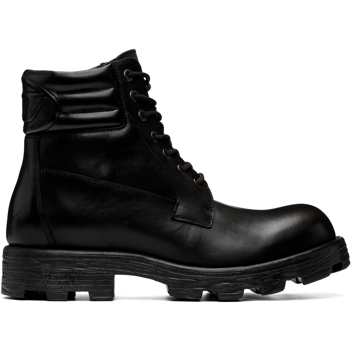 Diesel Black D-Hammer Combat Boots