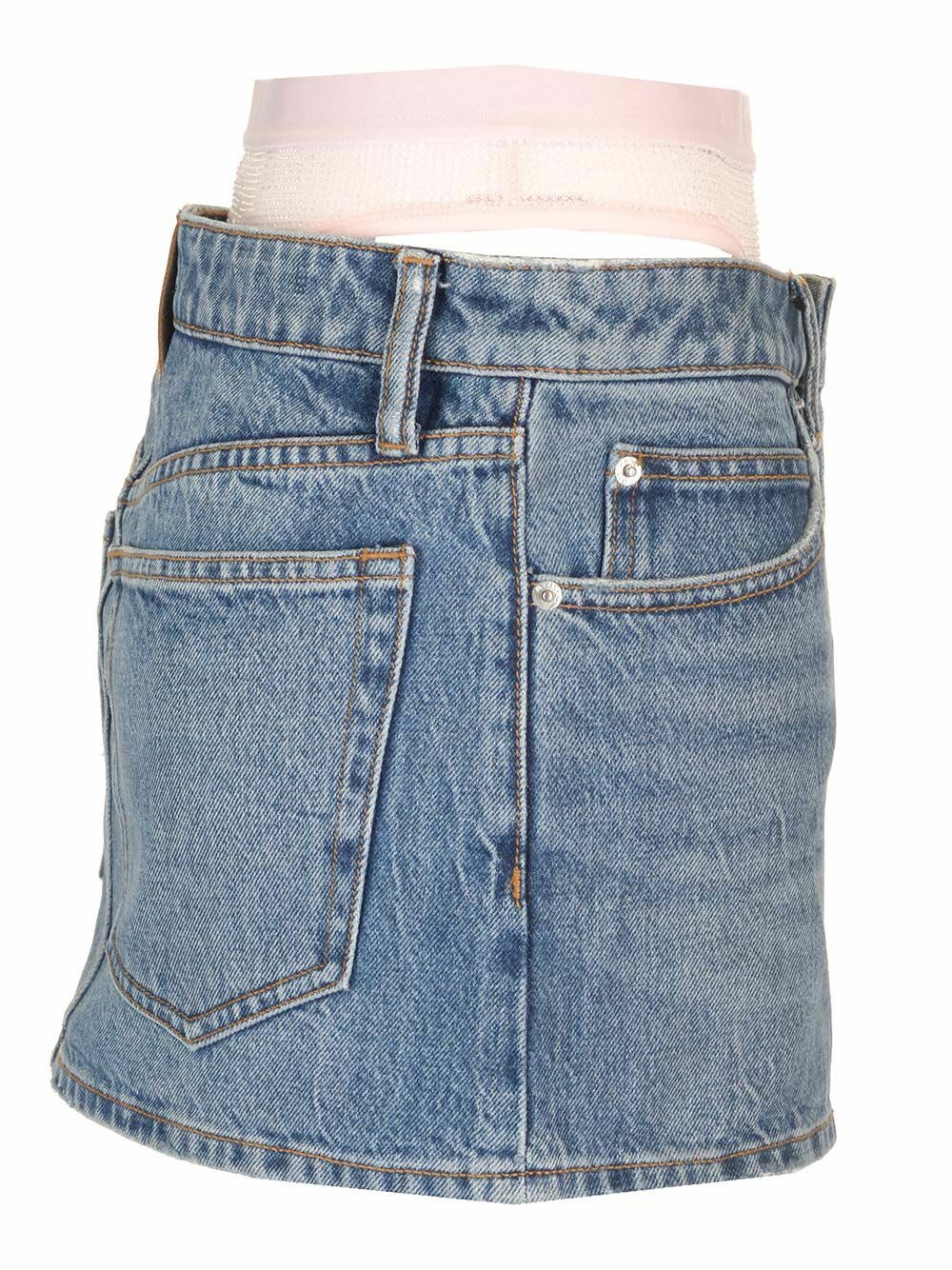【関税&送料込】Alexander Wang Mini Skirt Prestyle Hotfix Me Alexander Wang Mini Skirt Prestyle Hotfix Mesh Undie in Grey