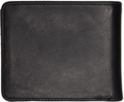 Dries Van Noten Black Leather Bifold Wallet