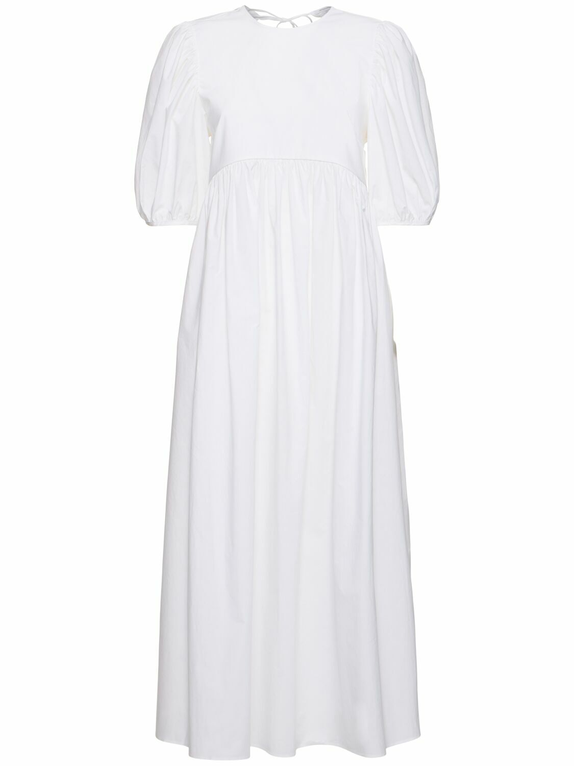 Cecilie Bahnsen - Jojo cotton poplin midi dress Cecilie Bahnsen