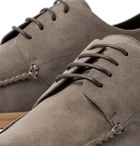 Canali - Suede Derby Shoes - Brown