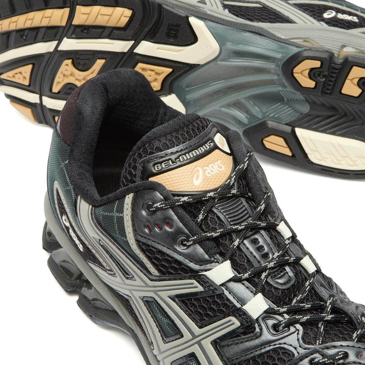 Asics Gel-Nimbus 10.1 Sneakers in Black/Clay Grey