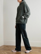 Gallery Dept. - Post Workout Logo-Print Wide-Leg Cotton-Jersey Sweatpants - Black