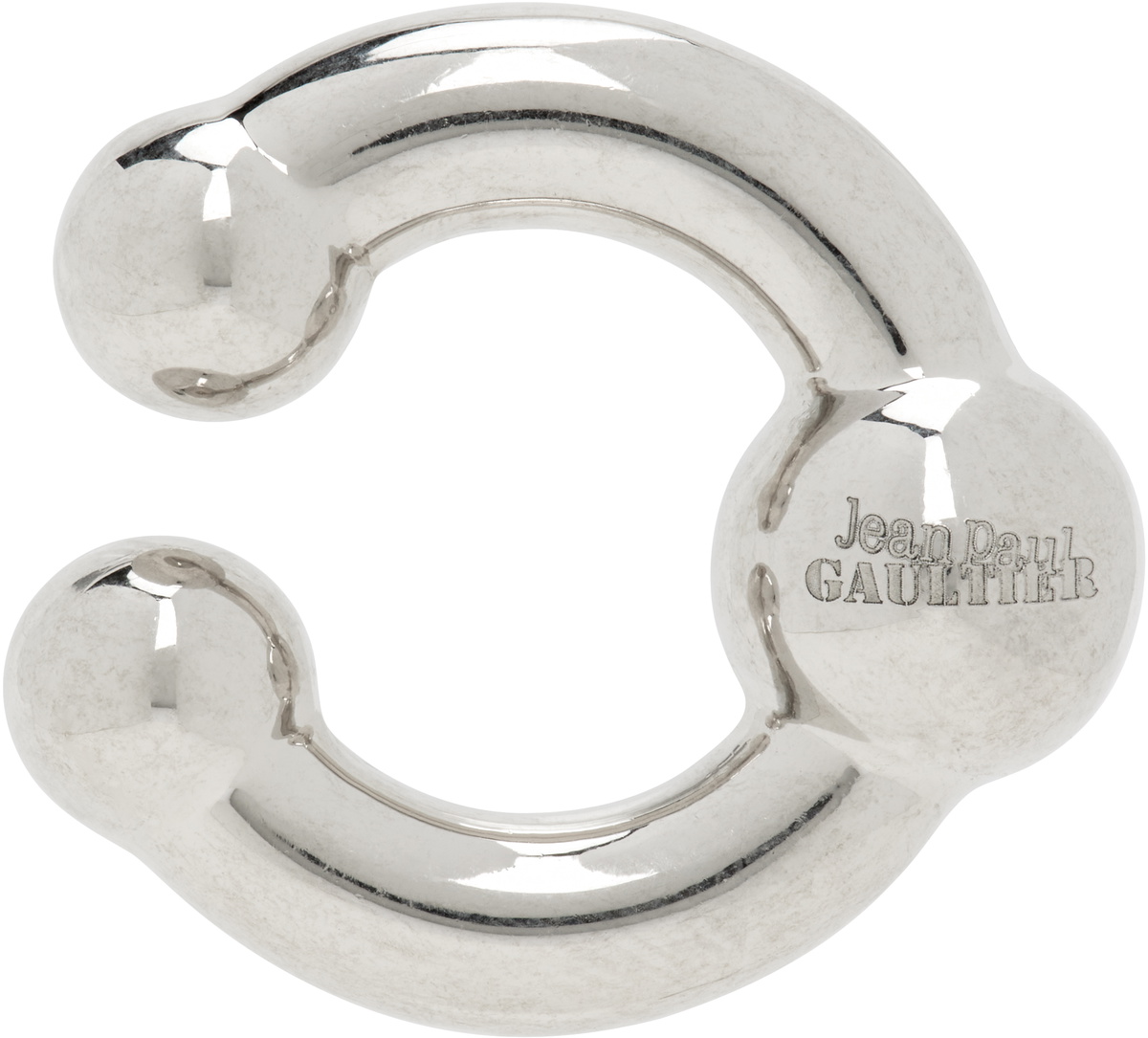 Jean Paul Gaultier Silver 'The Multi-Piercing' Ear Cuff Jean