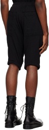 Julius Black Drawstring Shorts