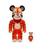 Medicom Be@Rbrick Tony The Tiger Vintage Flocky Ver. 100% & in Orange 