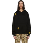 Perks and Mini SSENSE Exclusive Black Embroidered Hoodie