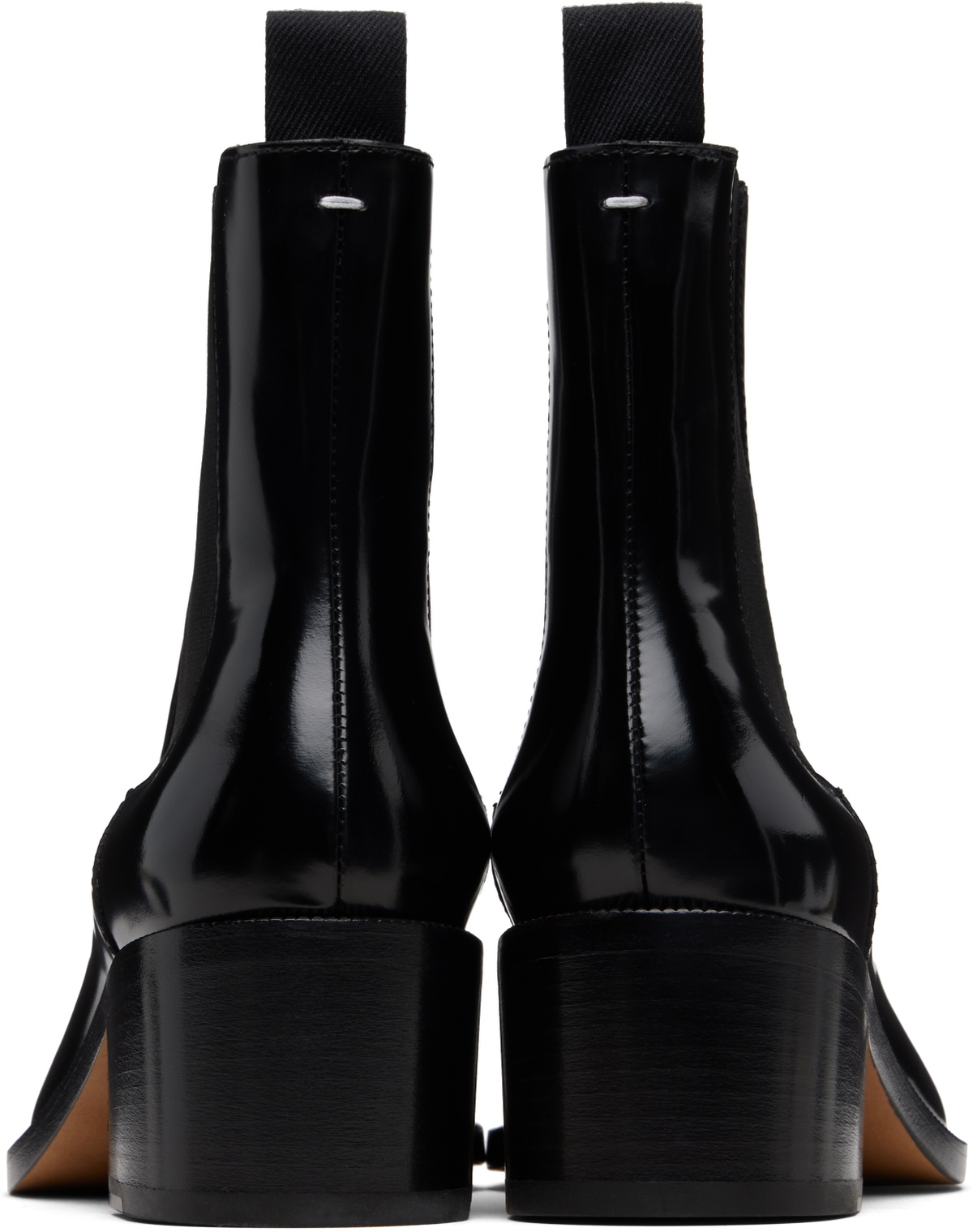 Maison Margiela Black Tabi City Chelsea Boots