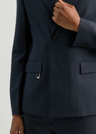 Jacquemus La Veste Melo Woven Blazer Navy