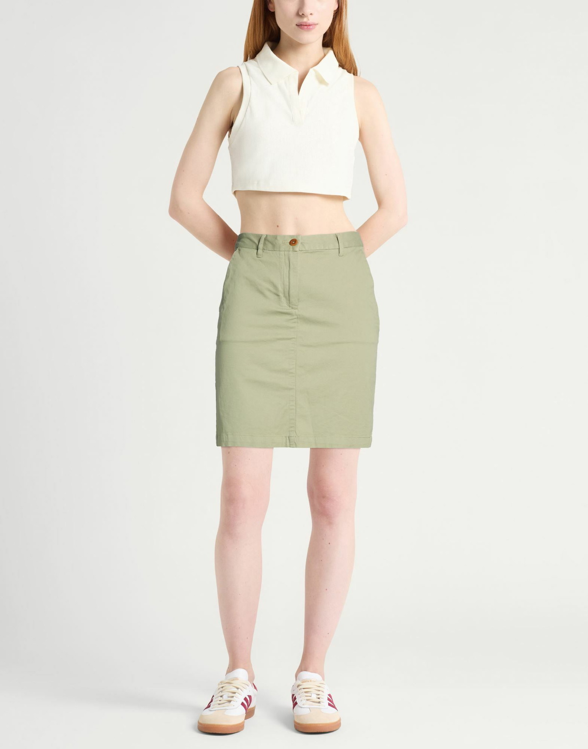 Gant Womens Mini skirt Military in Green