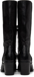 visvim Black Rosebud Tall Boots