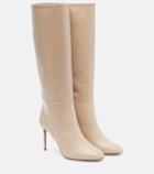 Aquazzura Sellier 85 leather knee-high boots