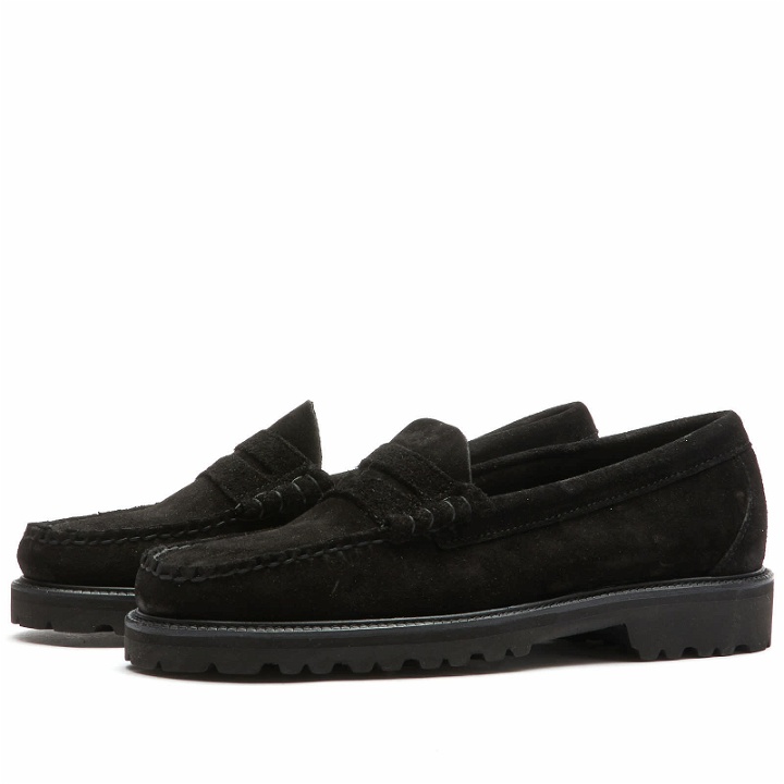 Photo: Bass Weejuns Men's Larson 90s Loafer in Black Suede