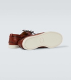Kiton Leather boat shoes