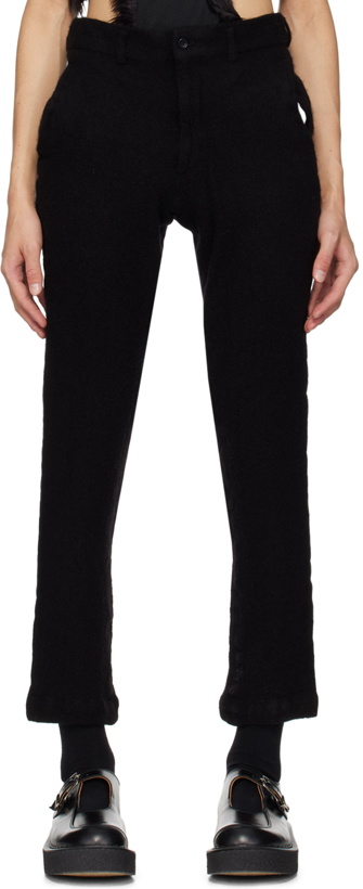 Photo: Comme des Garçons Homme Plus Black Four-Pocket Trousers