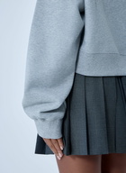 Miu Miu Logo Motif Fleece Sweatshirt