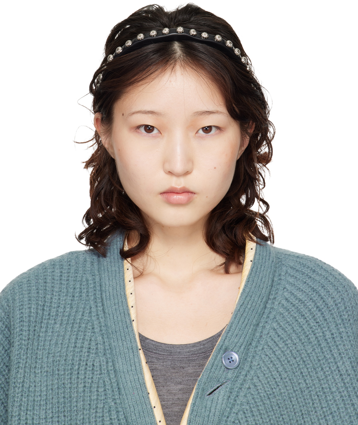 『TOGA』　LEATHER HEADBAND ブラック TOGA（トーガ）の「【TOGA TOO/トーガトゥ】Leather headband 1/レザー