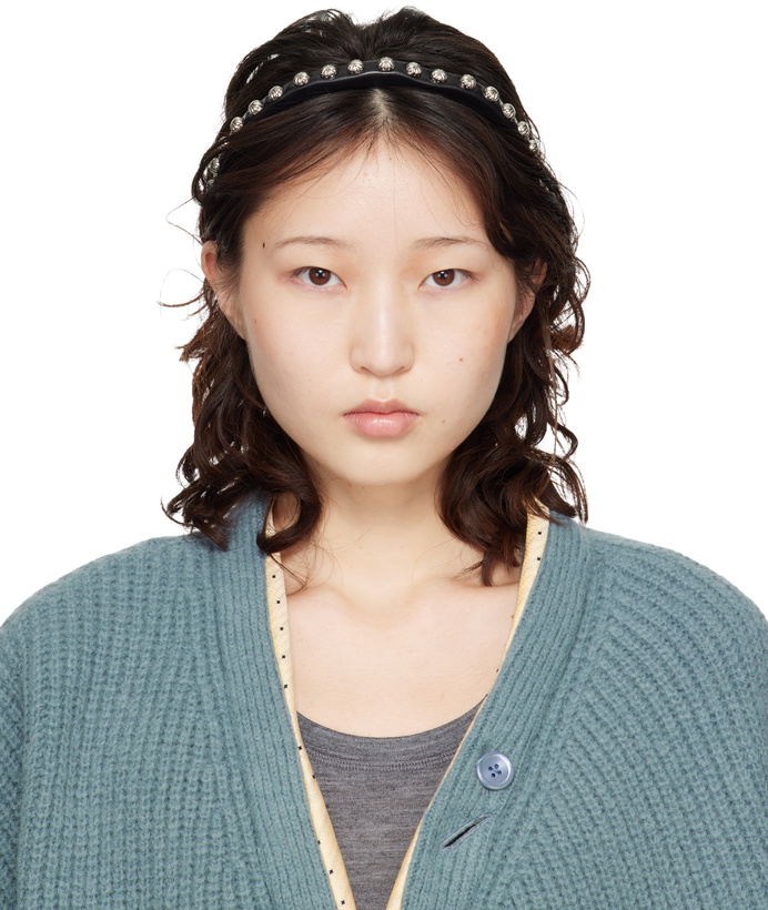 Photo: Toga Pulla Black Leather Headband