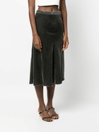 GOLDHAWK - Velvet Long Skirt