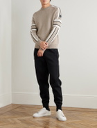 Fusalp - Spectavia Logo-Appliquéd Wool and Cashmere-Blend Jacquard Sweater - Neutrals