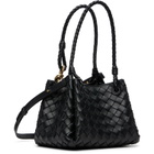 Bottega Veneta Black Small Parachute Bag