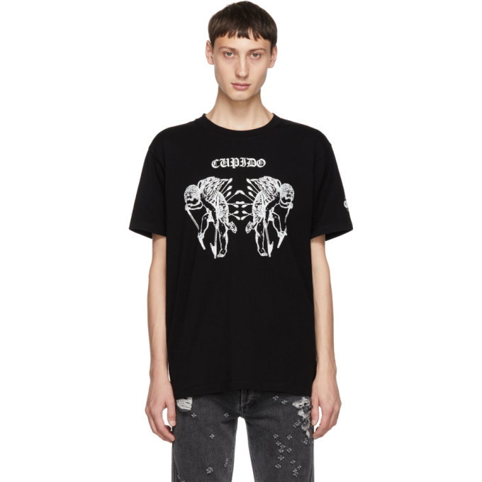 Photo: Marcelo Burlon County of Milan Black Cupido Tattoo T-Shirt