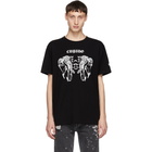 Marcelo Burlon County of Milan Black Cupido Tattoo T-Shirt