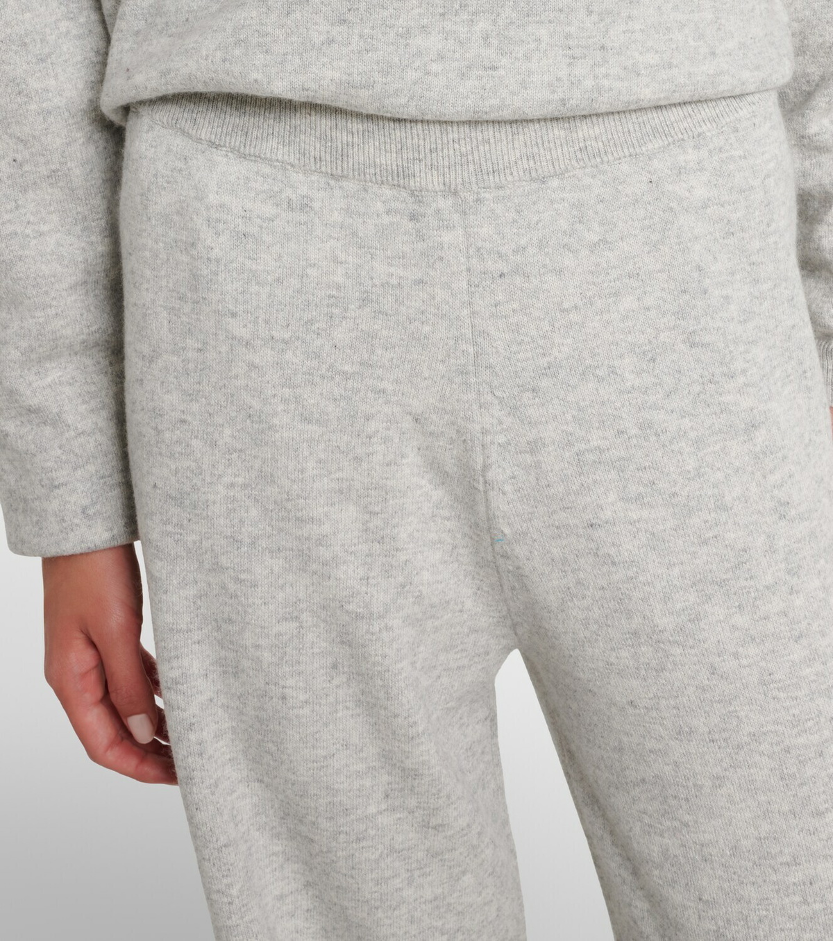 Jardin des Orangers Cotton and cashmere wide-leg pants