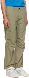 Dime Green Cotton Cargo Pants