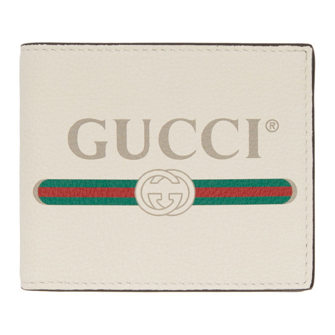 Photo: Gucci White Logo Wallet