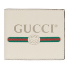 Gucci White Logo Wallet