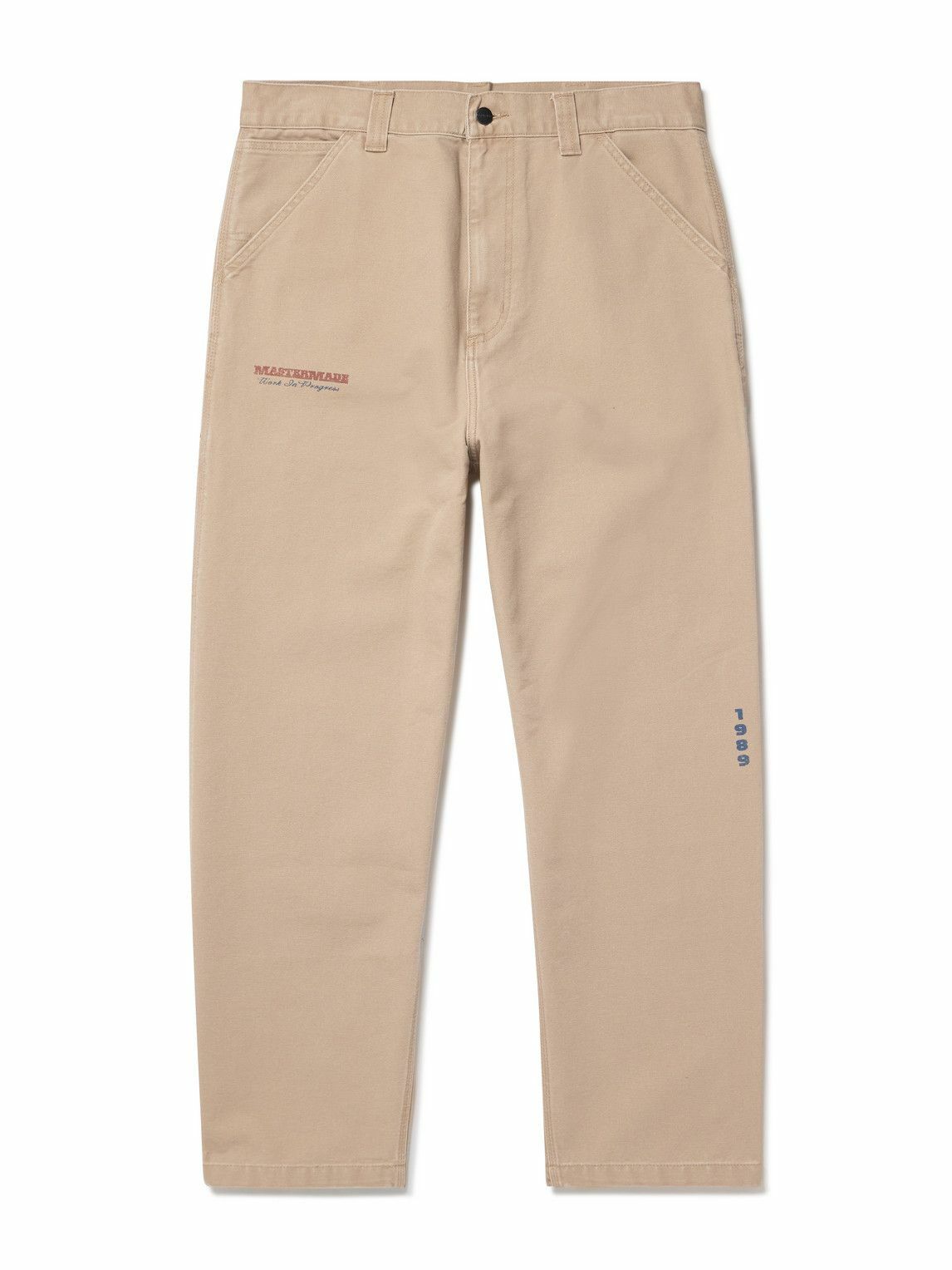 Carhartt WIP - OG Single Knee Printed Straight-Leg Organic Cotton-Canvas Trousers - Neutrals