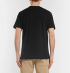 rag & bone - Logo-Embroidered Cotton-Jersey T-Shirt - Black