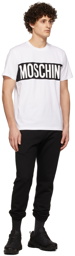 Moschino White Logo Panel T-Shirt