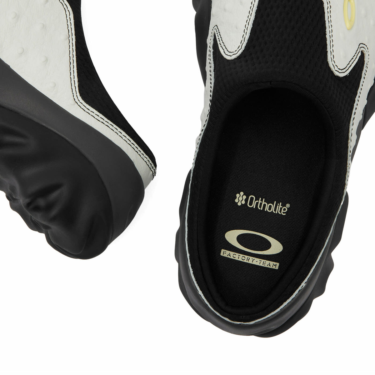 Oakley Factory Team Men's Ostrich Chop Saw Mule in White Oakley Factory Team Men's Ostrich Chop Saw Mule in White