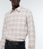 Acne Studios - Checked cotton seersucker shirt
