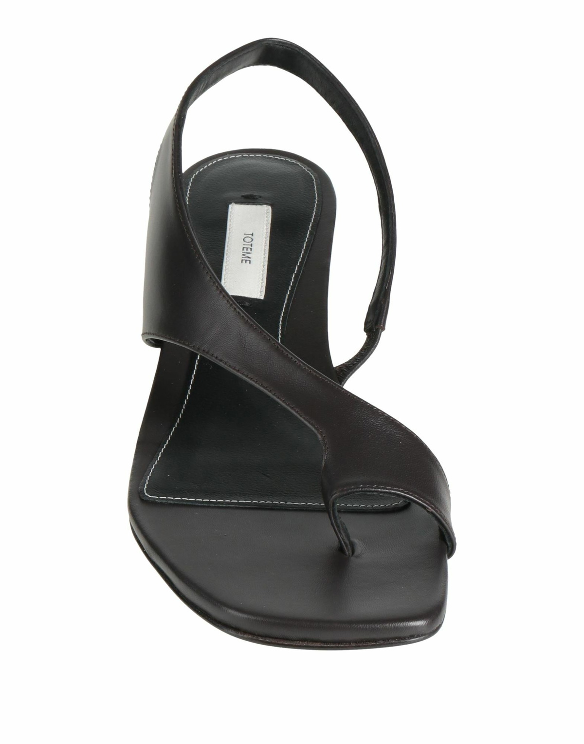 Toteme Womens Thong sandal Dark in Brown