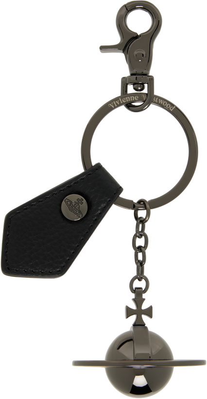 Photo: Vivienne Westwood Black & Gunmetal 3D Orb Keychain