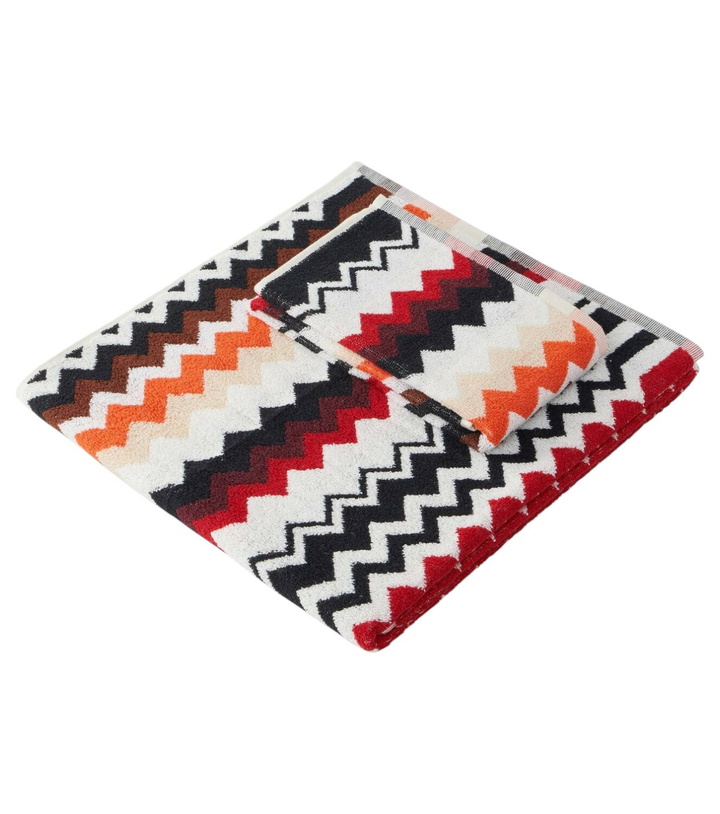 Photo: Missoni Zigzag set of 2 cotton towels