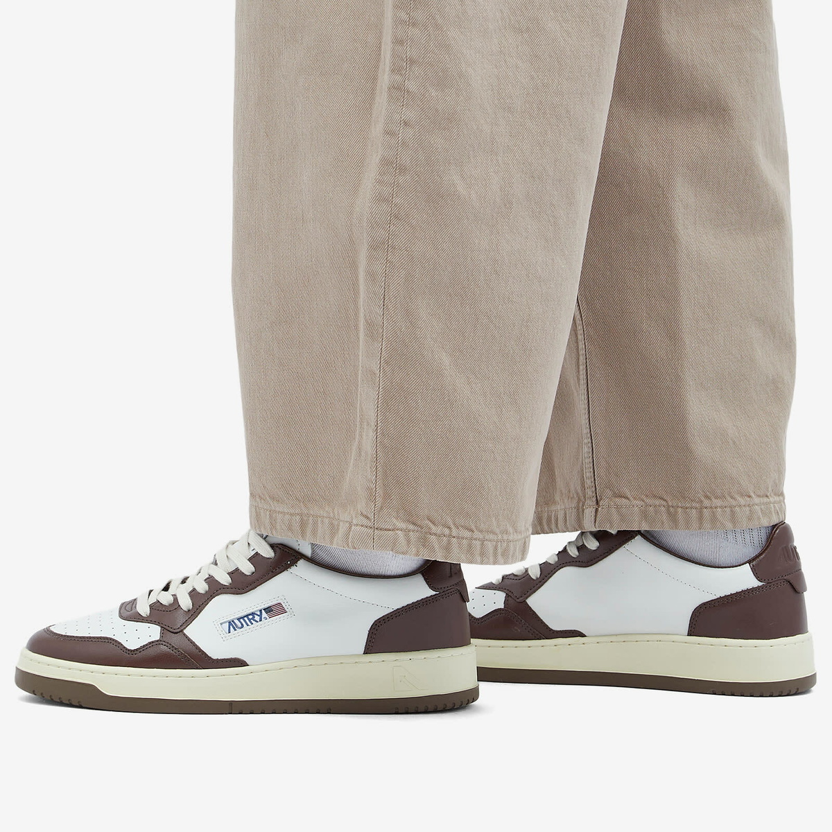 スニーカー AUTRY Men Sneakers Beige WWLMNC14 AUTRY: Sneakers men - Beige | Autry sneakers WWLMNC14 online